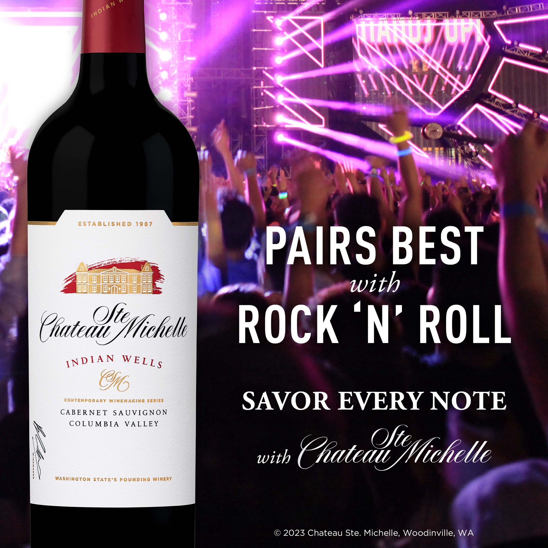 slide 8 of 10, Chateau Ste. Michelle Indian Wells Cabernet Sauvignon, Red Wine, 750 mL Bottle, 750 ml