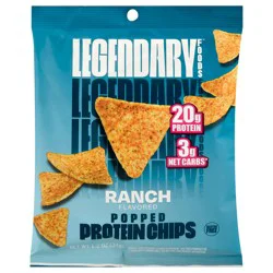 Legendary Foods Popped Ranch Flavored Protein Chips 1.2 oz