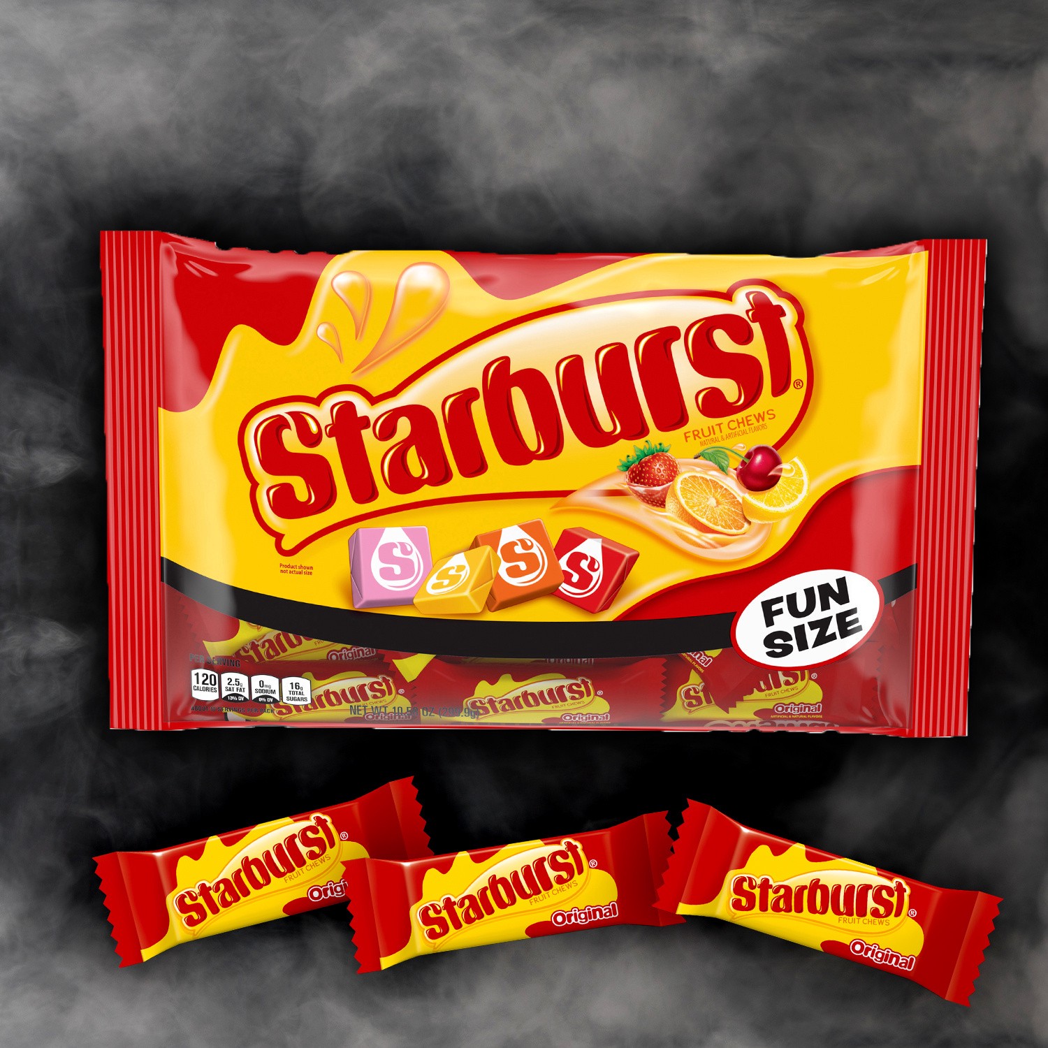 slide 7 of 8, Starburst Fruit Chews, Original, Fun Size, 10.58 oz