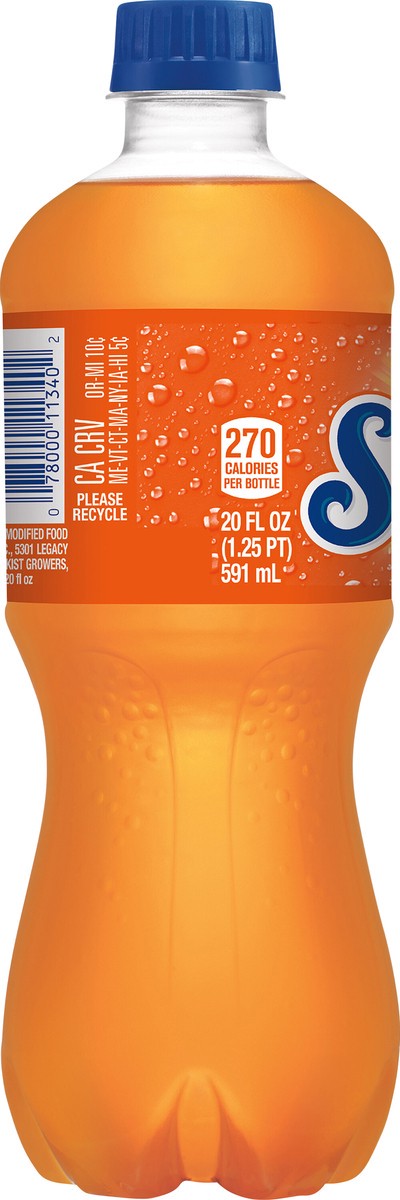 slide 3 of 12, Sunkist Orange Soda- 20 fl oz, 20 fl oz