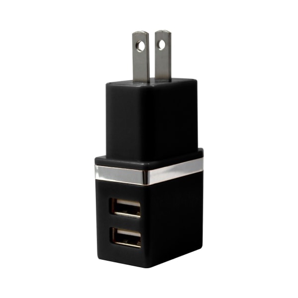 slide 1 of 5, Duracell Dual Usb Wall Charger, Metallic Black, 1 ct