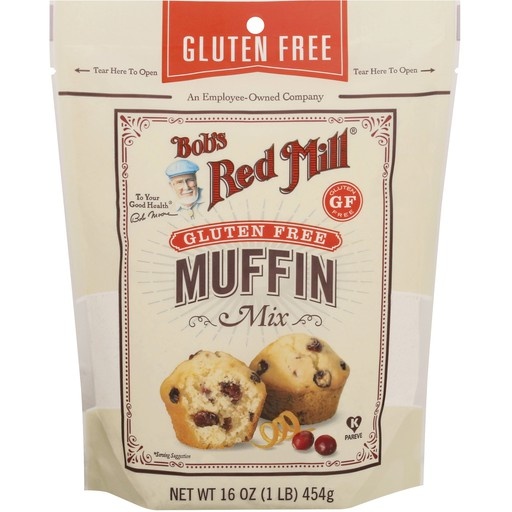 slide 1 of 1, Bob's Red Mill Gluten Free Muffin Mix, 16 oz