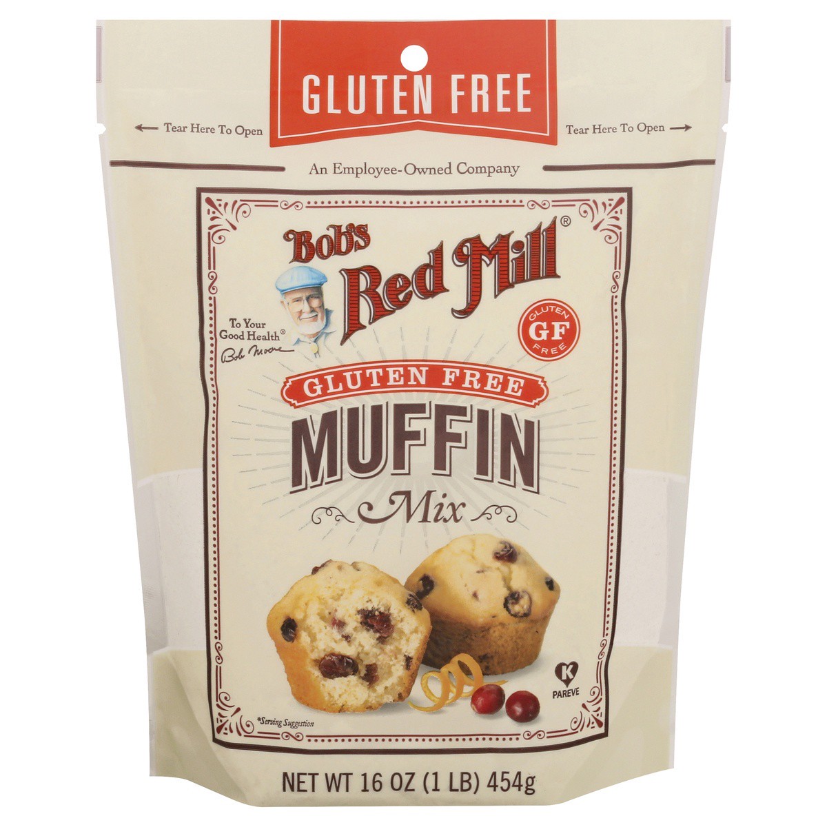 slide 1 of 9, Bob's Red Mill Bobs Gluten Free Muffin Mix, 16 oz