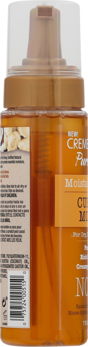 slide 2 of 10, Creme Of Nature Pure Honey Moisture & Twist Curling Mousse, 7 fl oz