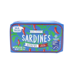 Sea Tales Sardines in Extra Virgin Olive Oil with Chili