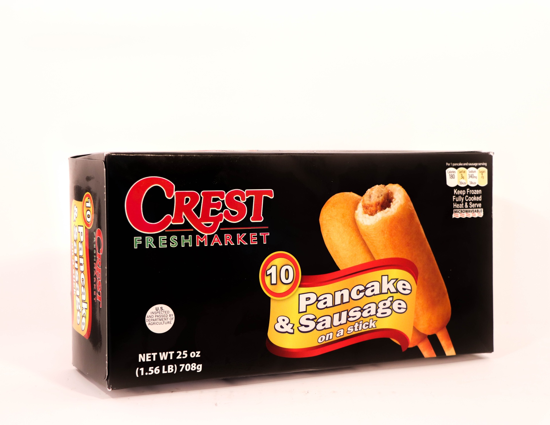 slide 1 of 1, Crest Pancake & Sausage Wrap, 10 ct