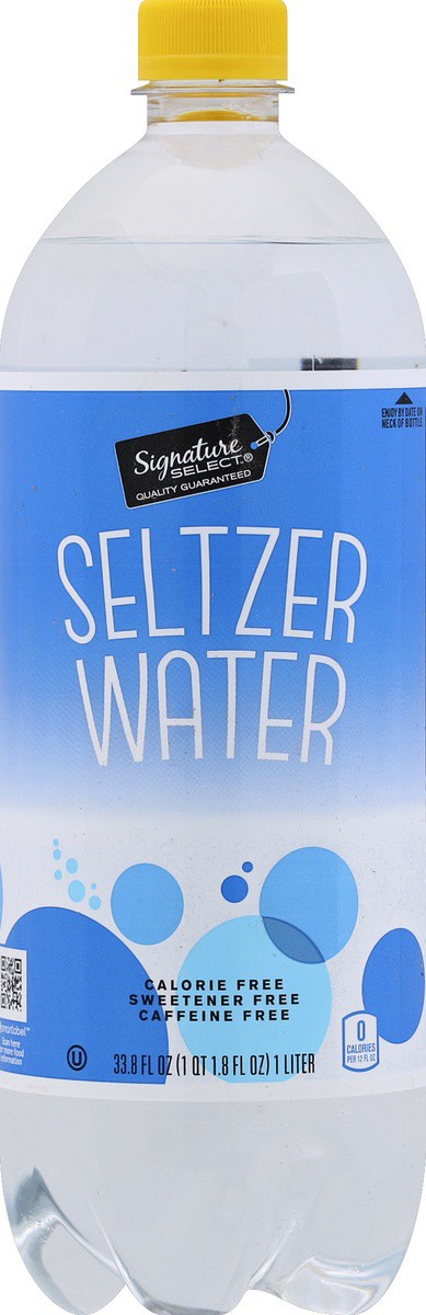 slide 2 of 4, Signature Select Original Seltzer Water 33.8 fl oz, 33.8 oz