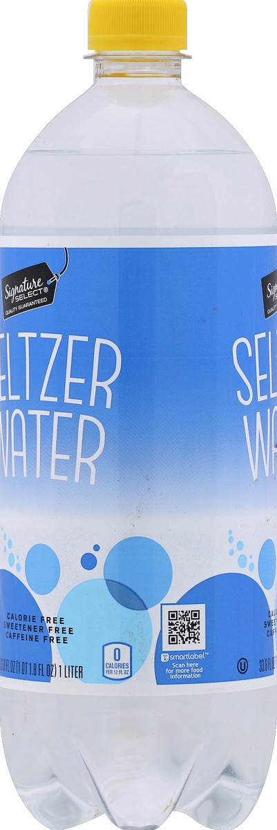 slide 3 of 4, Signature Select Original Seltzer Water 33.8 fl oz, 33.8 oz