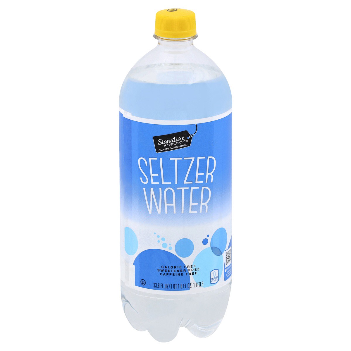 slide 1 of 4, Signature Select Original Seltzer Water 33.8 fl oz, 33.8 oz