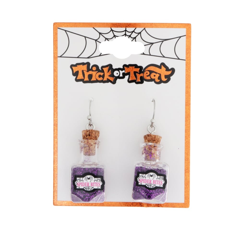 slide 1 of 1, Potion Bottle Drop Earrings, 1 ct