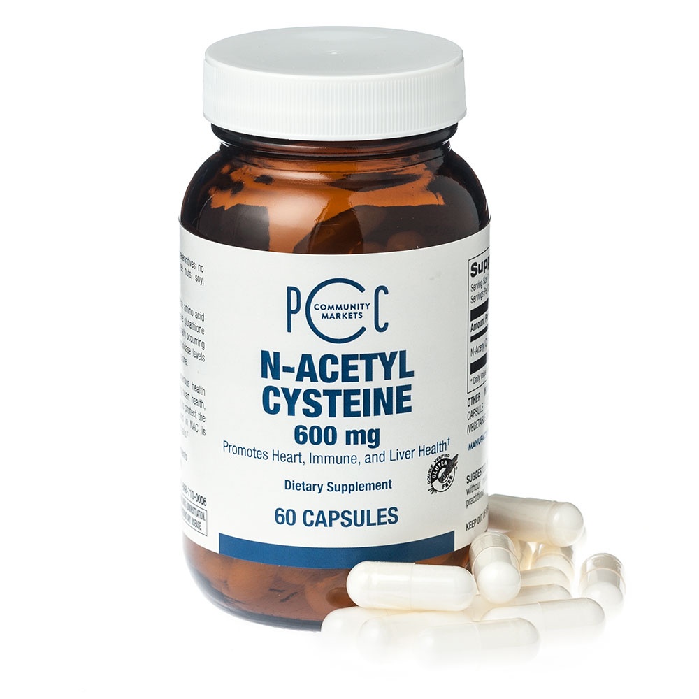 slide 1 of 1, PCC N-Acetyl Cysteine (Veggie Caps), 60 ct