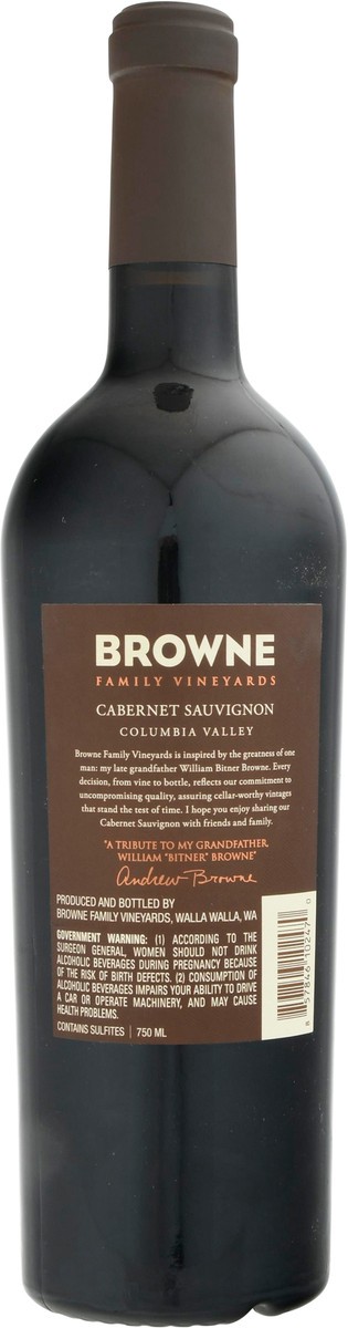 slide 8 of 12, Browne Columbia Valley Cabernet Sauvignon 750 ml, 750 ml