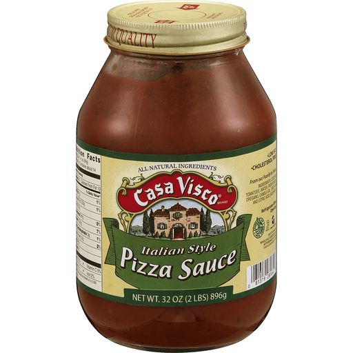 slide 1 of 8, Casa Visco Pizza Sauce, Italian Style, 32 oz