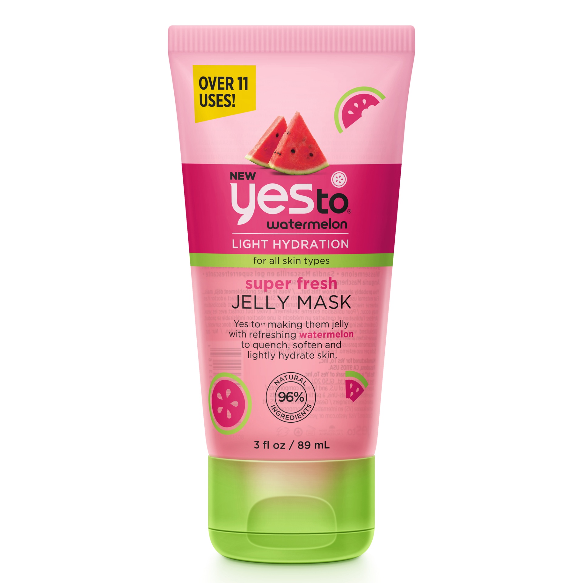 slide 1 of 1, Yes to Watermelon Super Fresh Jelly Mask, 3 fl oz