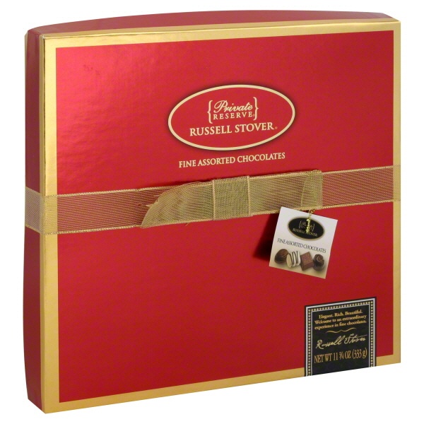 slide 1 of 1, Russell Stover Private Reserve Asst Choc-Holiday One Time Buy, 11.75 oz