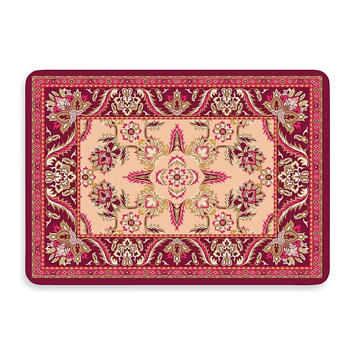 slide 1 of 1, Bungalow Flooring New Wave Red Siam Kitchen Mat, 22 in x 31 in