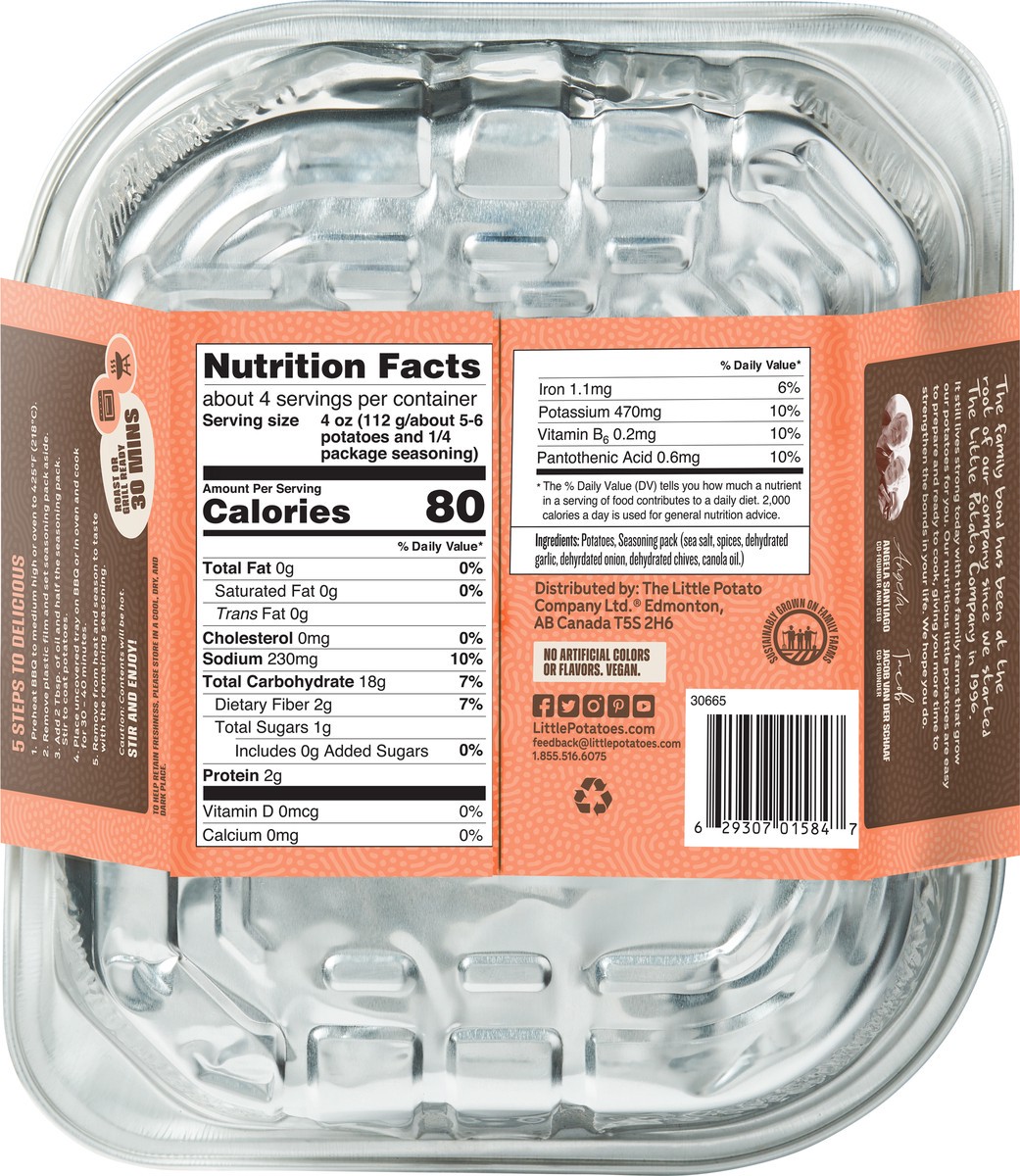 slide 3 of 3, The Little Potato Co. The Little Potato Company A Little Garlic & Herb, 1 lb