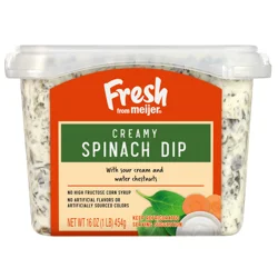 Fresh from Meijer Creamy Spinach Dip- 16 oz
