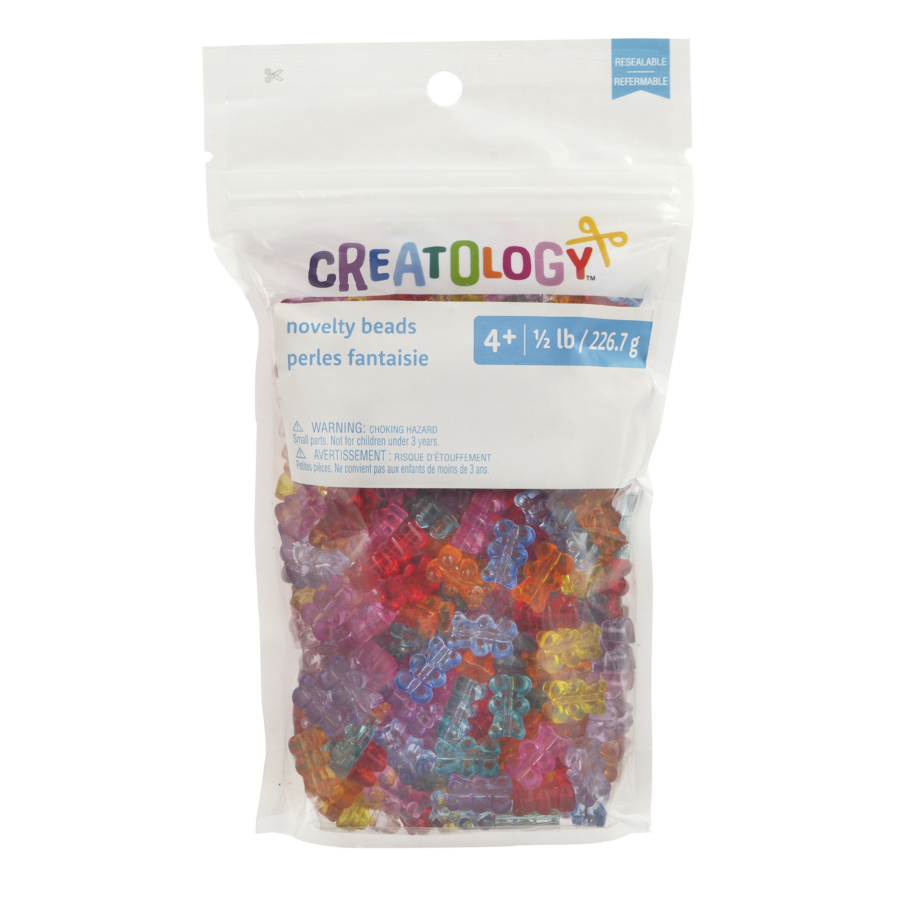 slide 2 of 2, 1/2lb. Chunky Bear Beads By Creatology, 1.5cm x 1cm