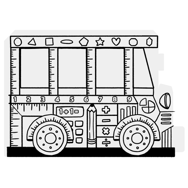 slide 8 of 9, Bankers Box At Play School Bus Playhouse, 33-1/4"H X 31"W X 44-3/4"D, 60% Recycled, White/Black, Elementary, 1 ct