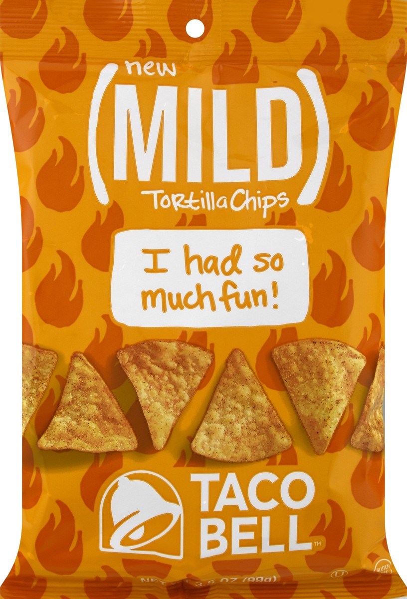 slide 1 of 8, Taco Bell Mild Tortilla Chips 3.5 oz, 1 ct