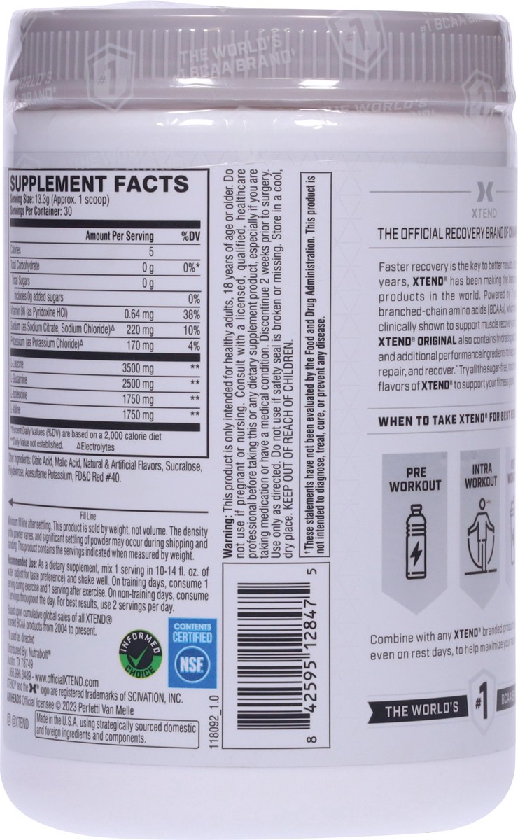 slide 3 of 14, XTEND, XTEND Original, BCAAs, Cherry Airheads, 13.30 g