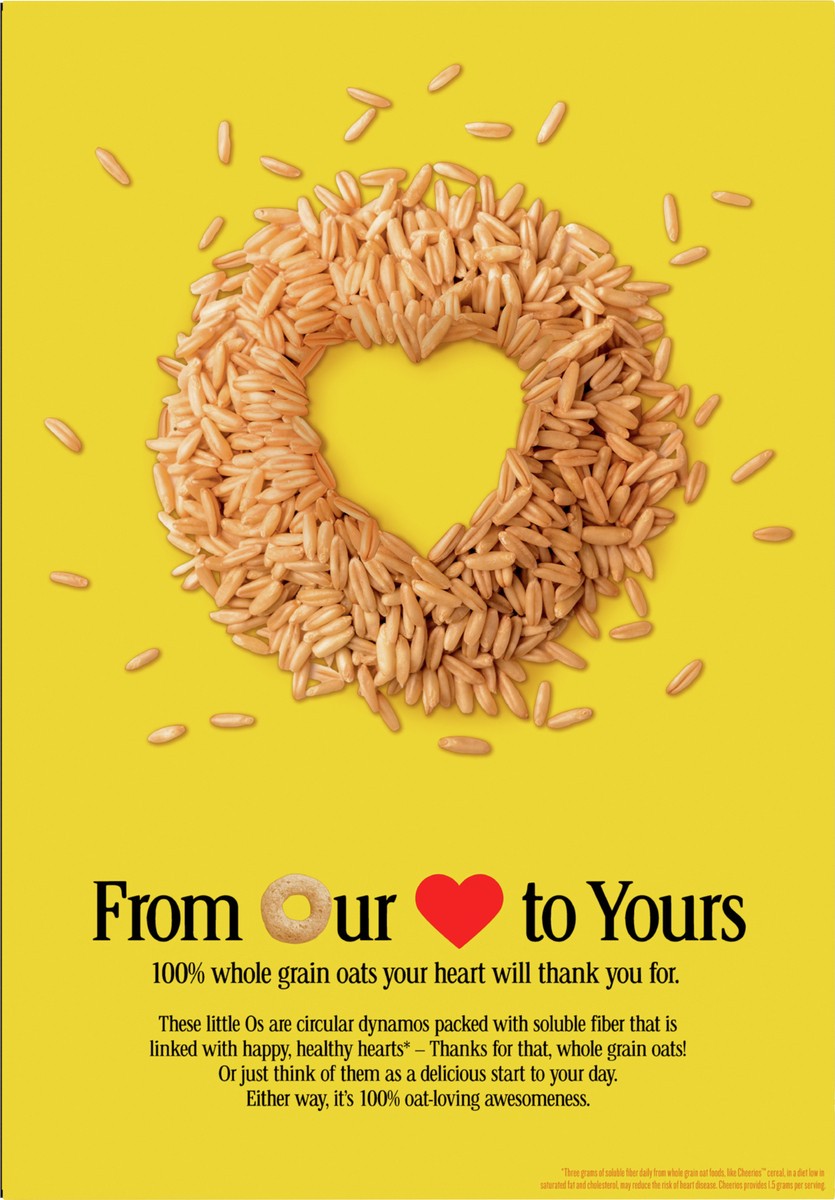 slide 8 of 11, Cheerios Original Cheerios Heart Healthy Cereal, 21.7 OZ Mega Size Cereal Box, 21.7 oz