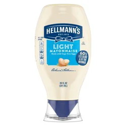 Hellmann's Light Mayonnaise Light Mayo Squeeze Bottle 20 oz