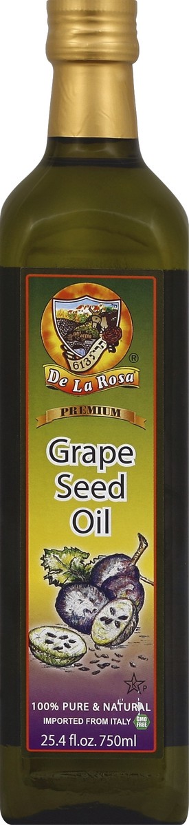 slide 2 of 2, De la Rosa Grape Seed Oil 25.4 oz, 25.4 fl oz