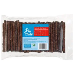 Pet Pride Rawhide Beef Flavor Munchie Sticks - 100 Sticks