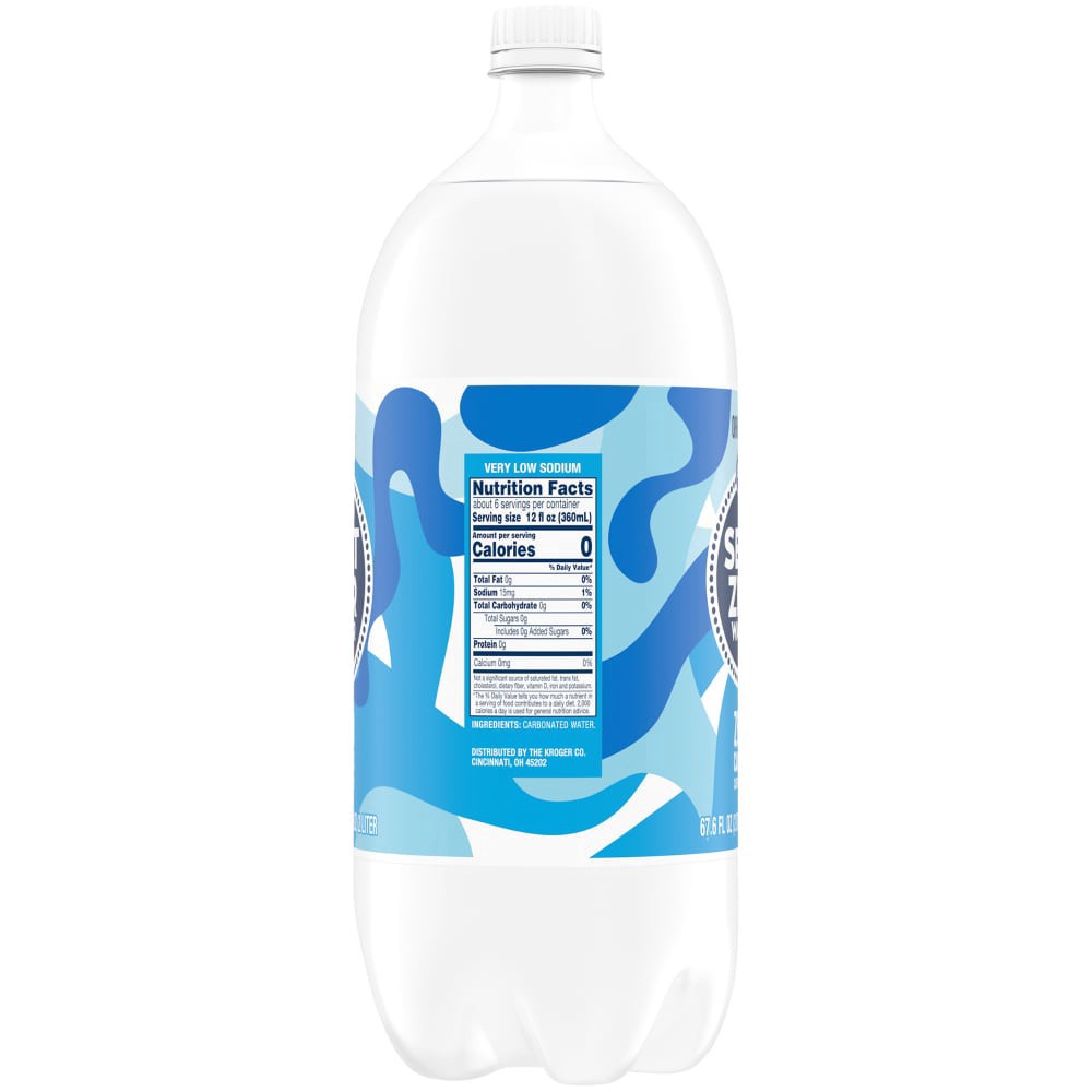 slide 2 of 4, Kroger Sparkling Seltzer Water - 2 liter, 2 liter