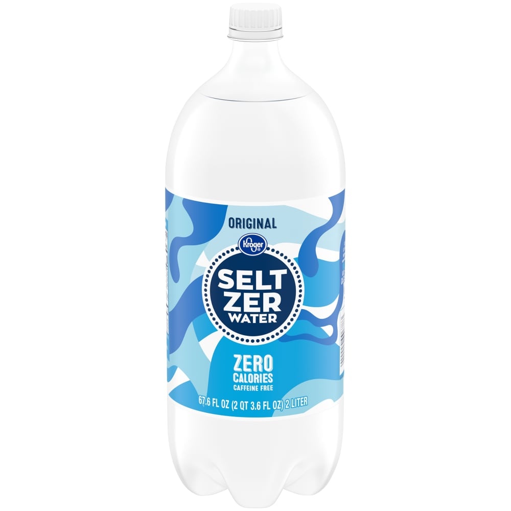 slide 1 of 1, Kroger Sparkling Seltzer Water, 2 liter