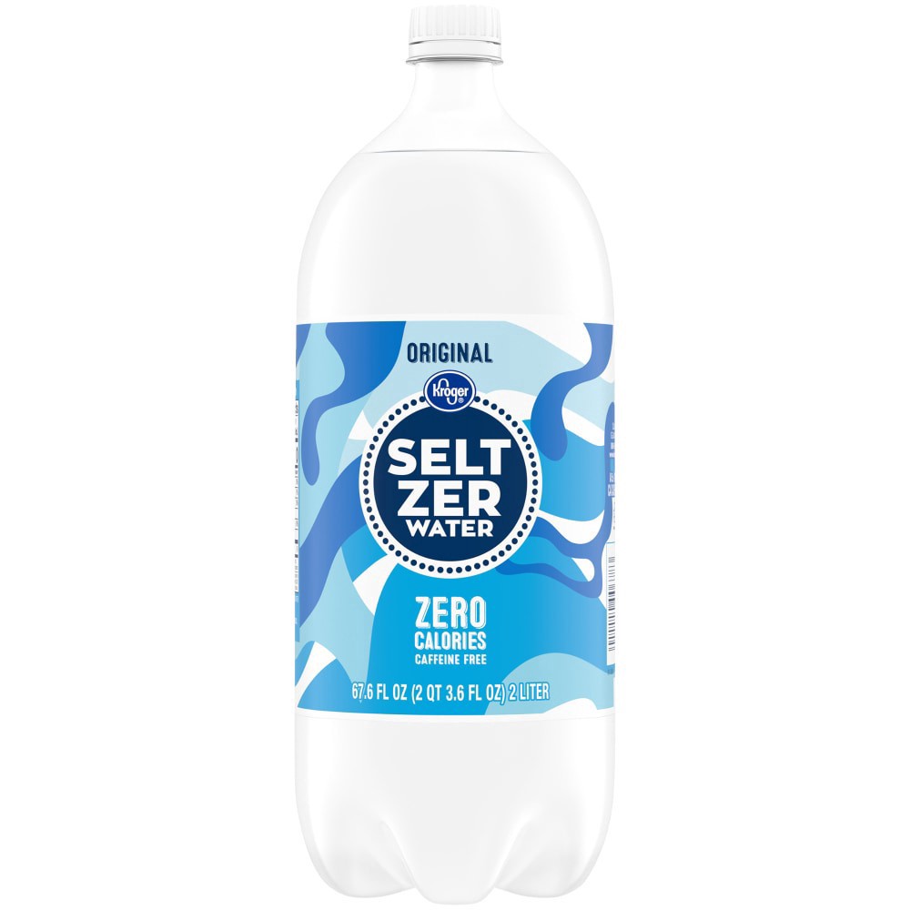 slide 1 of 4, Kroger Sparkling Seltzer Water - 2 liter, 2 liter