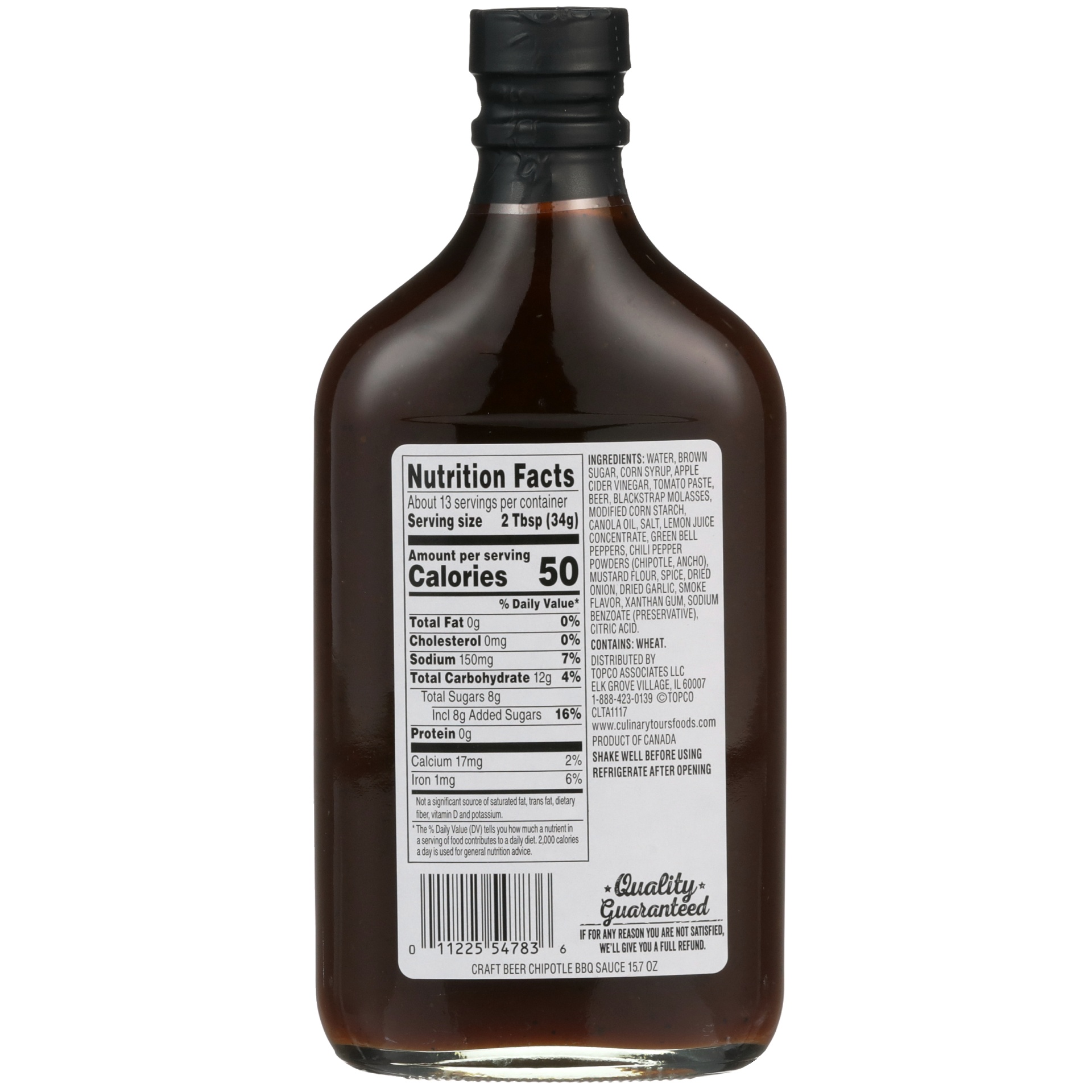 slide 5 of 6, Culinary Tours Craft Beer Chipotle BBQ Sauce, 15.7 oz