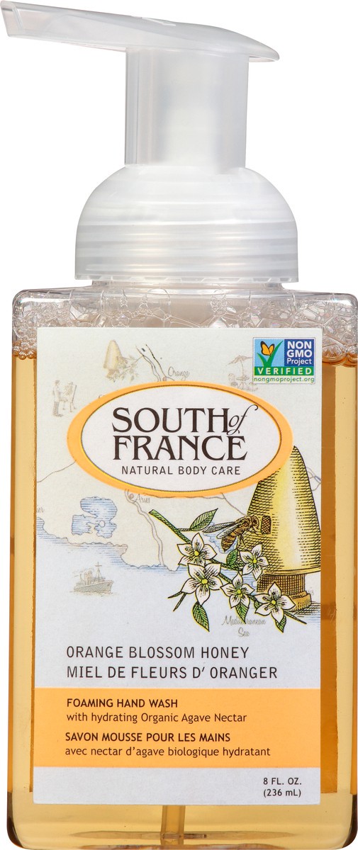 slide 6 of 9, South Of France Orange Blossom Honey Hand Soap, 8 oz