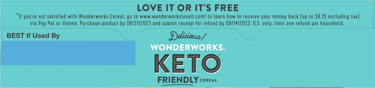 slide 3 of 9, Wonderworks Peanut Butter Wonderworks Keto Friendly Breakfast Cereal, Keto Friendly Snack, 1g sugar, 10.6 oz, 10.6 oz
