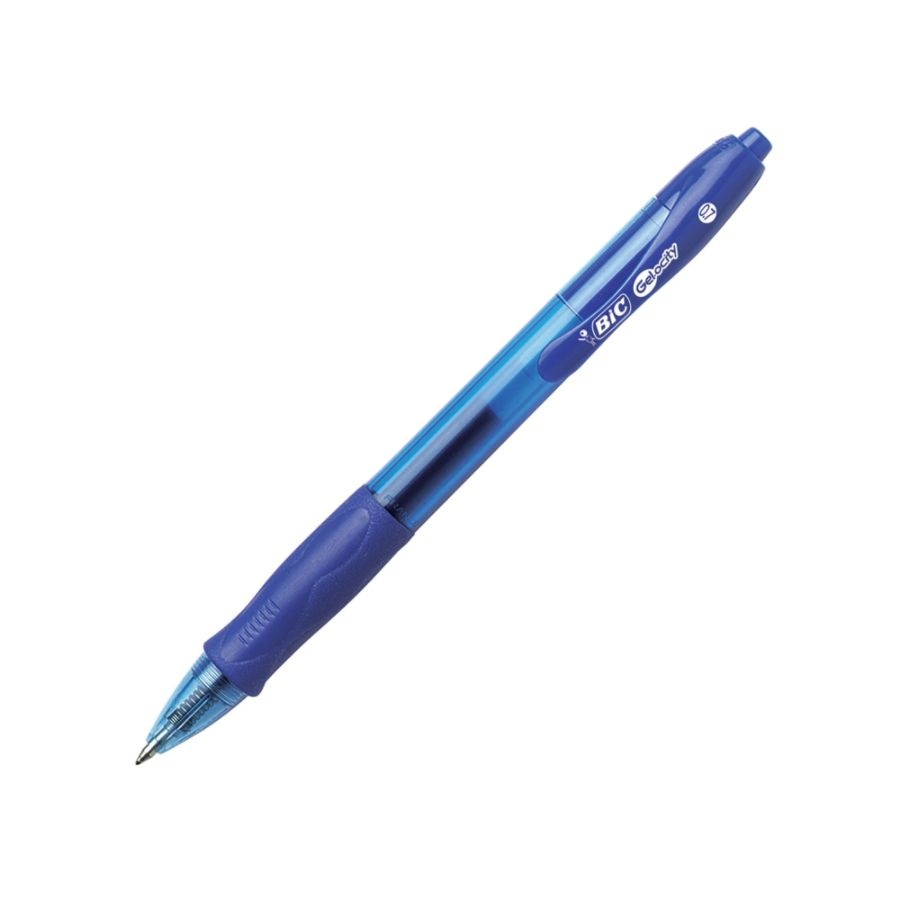 slide 2 of 2, BIC Gel-ocity Original Retractable Gel Pen, Blue, 4 ct