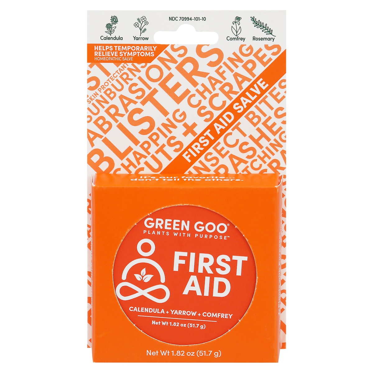 slide 1 of 1, Green Goo First Aid Skin Healing Treatment, 1.82 oz