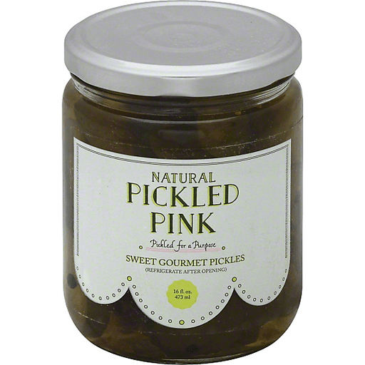 slide 2 of 2, Pickled Pink Sweet Gourmet Pickles, 16 oz