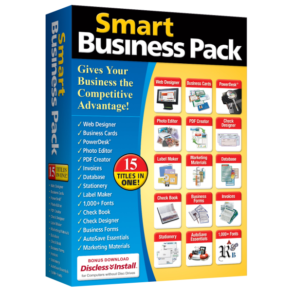 slide 1 of 1, Avanquest Smart Business Pack, Traditional Disc, 1 ct