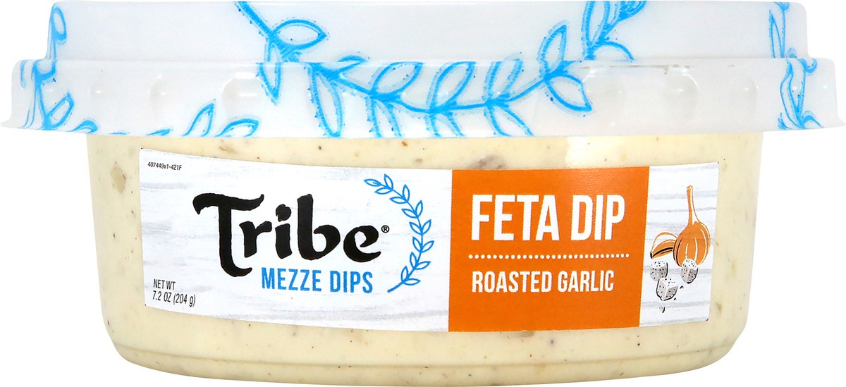 slide 5 of 9, Tribe Roasted Garlic Feta Dip, 1 ct