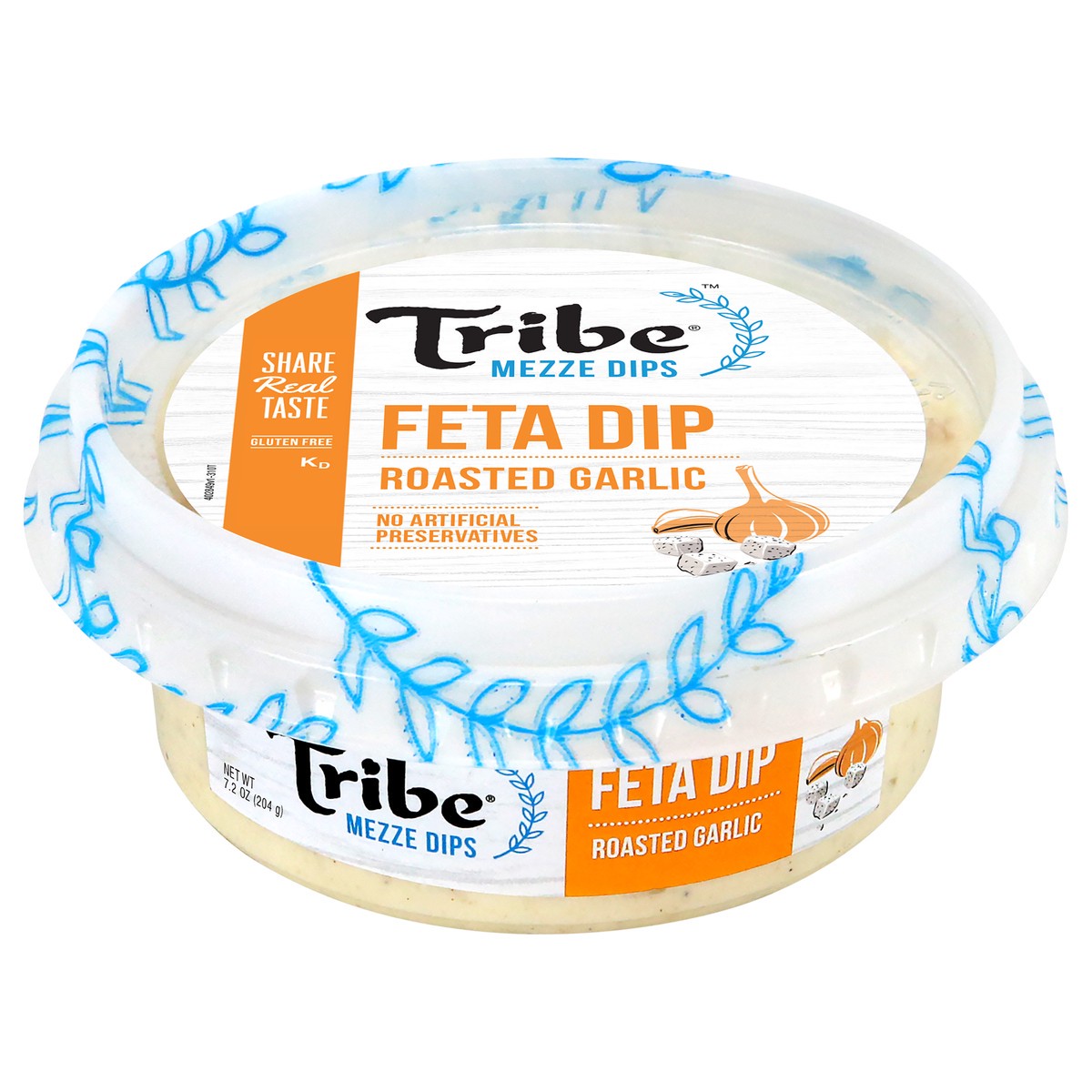 slide 1 of 9, Tribe Roasted Garlic Feta Dip, 1 ct