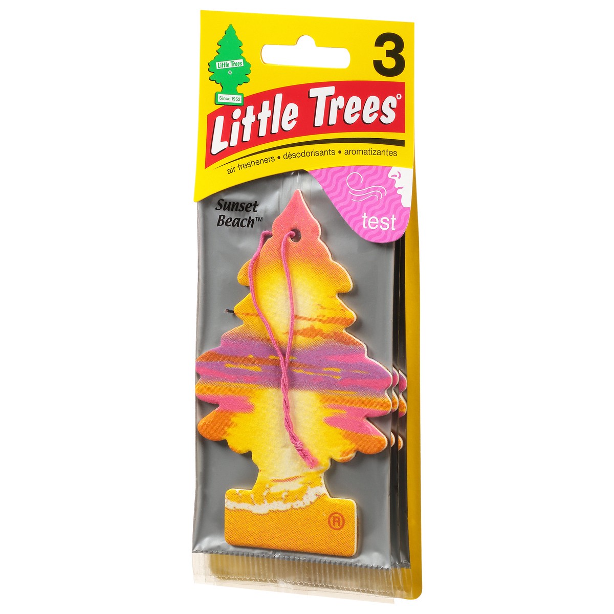 slide 5 of 9, Little Trees Sunset Beach Air Fresheners 3 ea, 3 ct