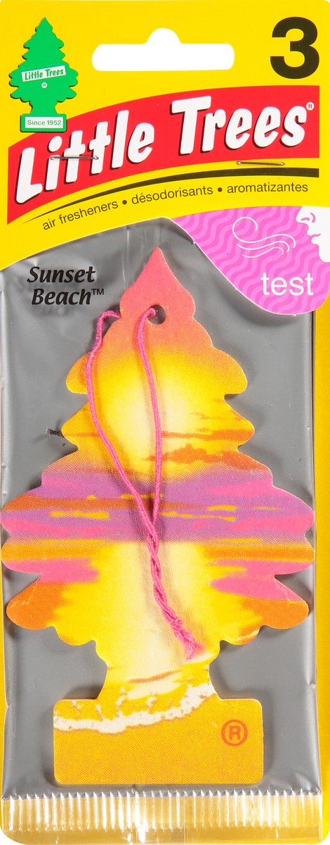 slide 6 of 9, Little Trees Sunset Beach Air Fresheners 3 ea, 3 ct