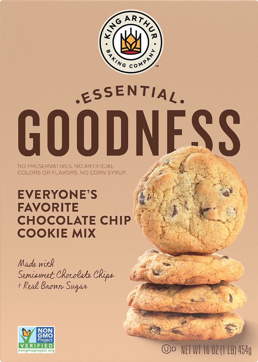 slide 4 of 6, King Arthur Baking Essential Goodness Everyone's Favorite Chocolate Chip Cookie Mix 16 oz, 16 oz