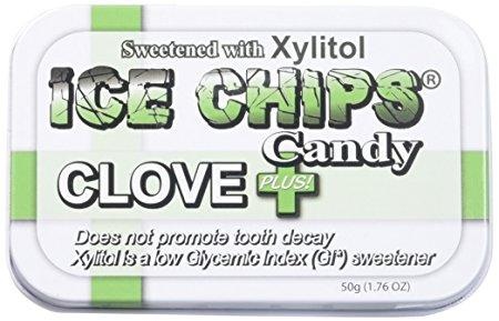 slide 1 of 1, ICE CHIPS Clove Plus, 1.76 oz
