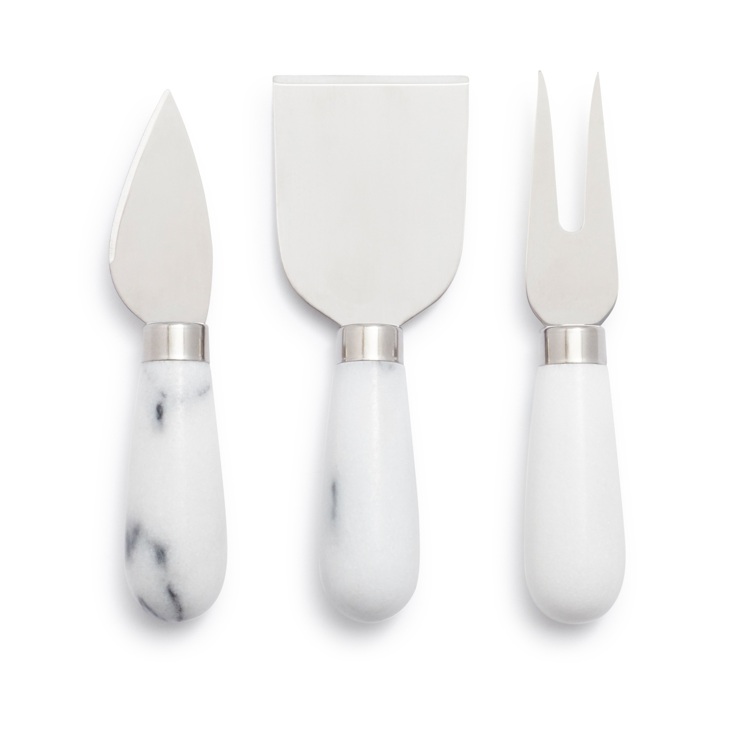 slide 1 of 1, Sur La Table Marble Cheese Knives, 3 ct