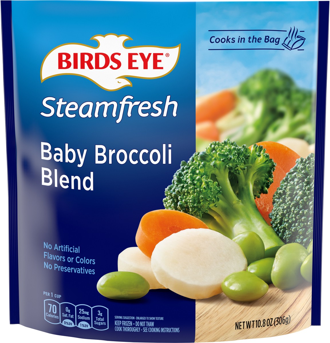 slide 4 of 8, Banquet Steamfresh Baby Broccoli Blend 10.8 oz, 10.8 oz