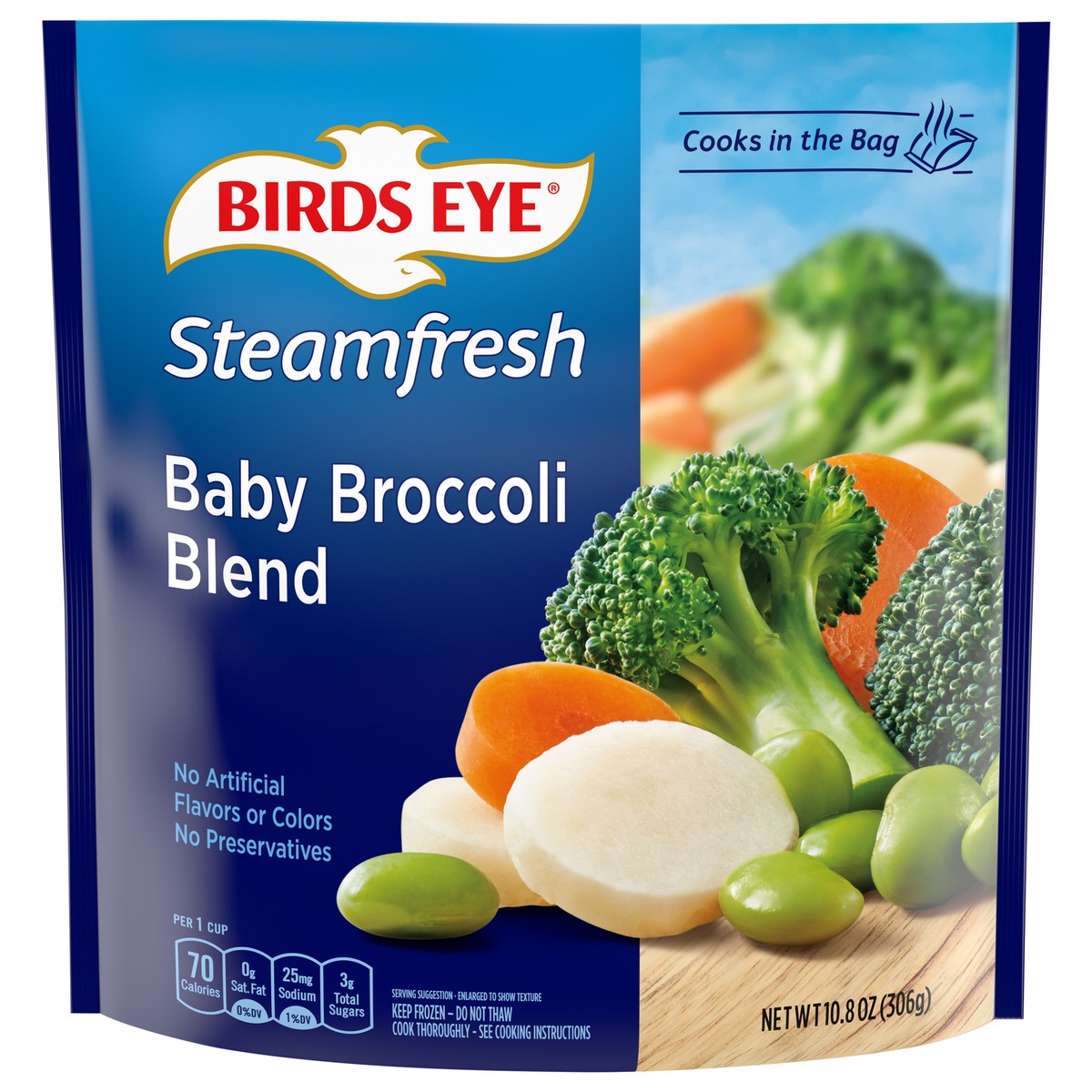 slide 1 of 8, Banquet Steamfresh Baby Broccoli Blend 10.8 oz, 10.8 oz