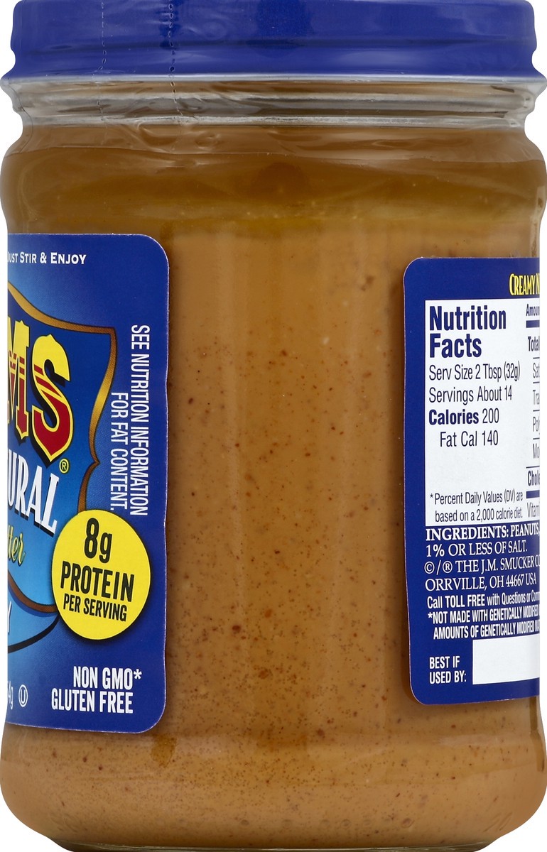 slide 8 of 9, Adams Peanut Butter 16 oz, 16 oz